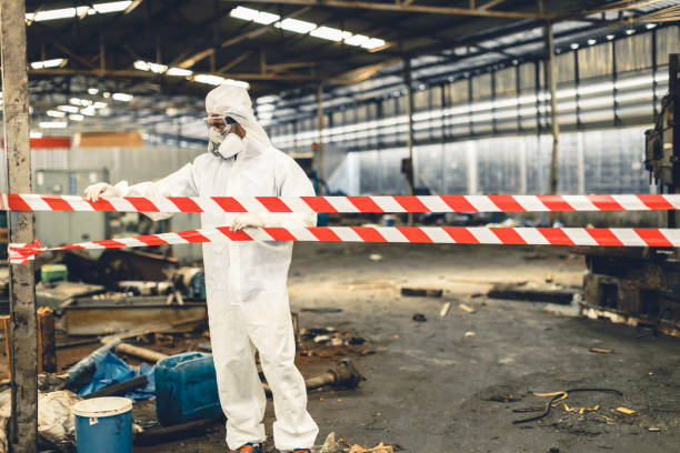 Professional Biohazard technician working in Pelham, NH
